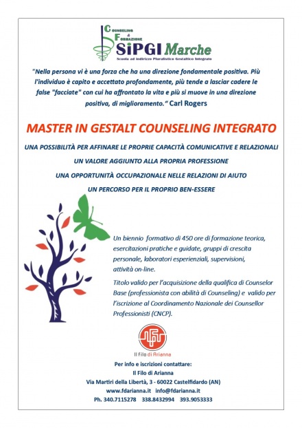 Master  in Gestalt Counseling Integrato